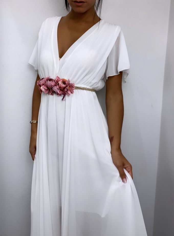 Vestido Bella Mangas Novia