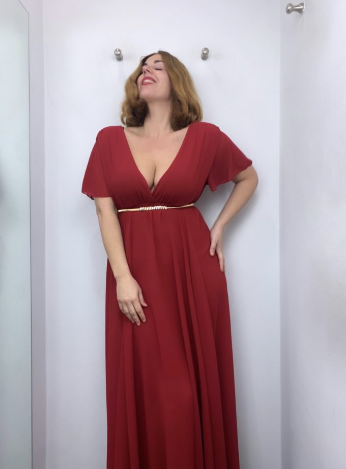 Vestido Bella Manga Corta