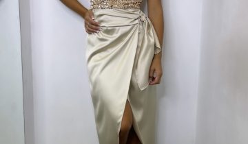 Falda Seda Midi