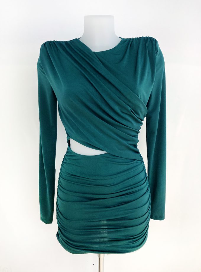 Vestido Hombreras Abertura