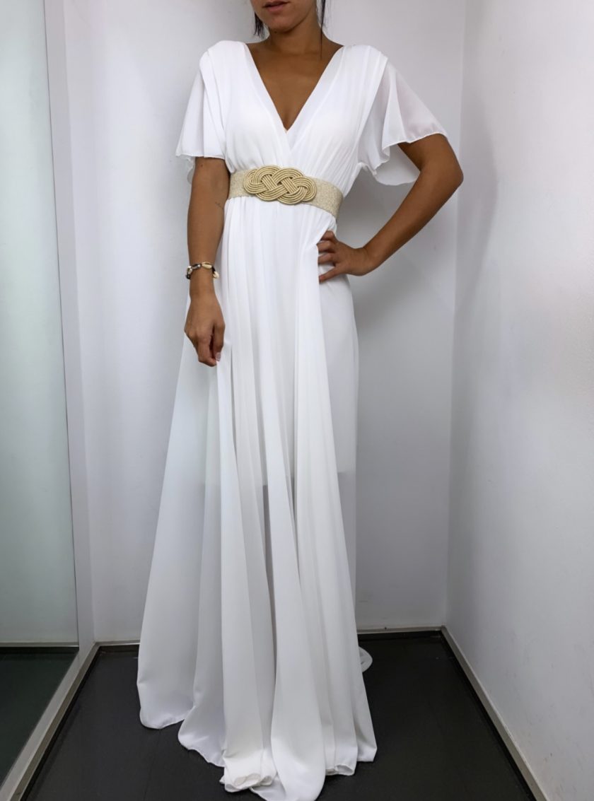 Vestido Bella Mangas Novia - Imagen 6