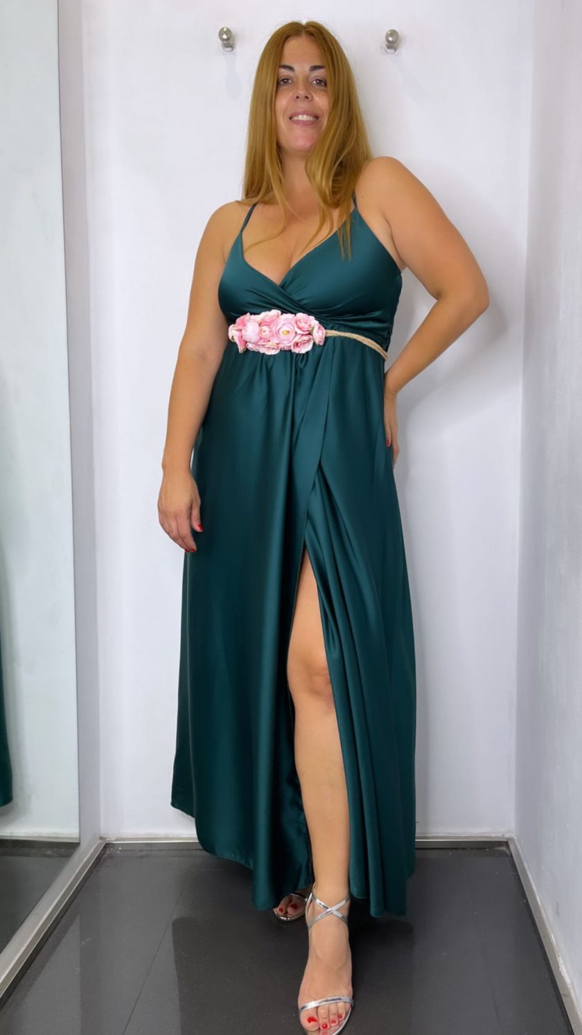 Vestido Seda Cruzado - Imagen 24