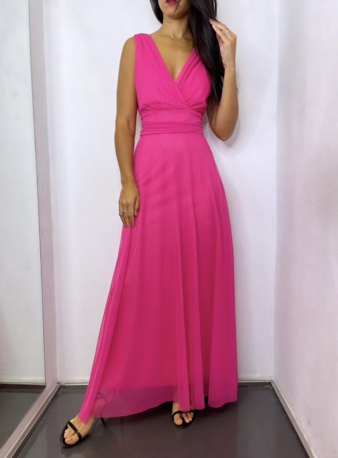 Vestido Tul Basic Cintura