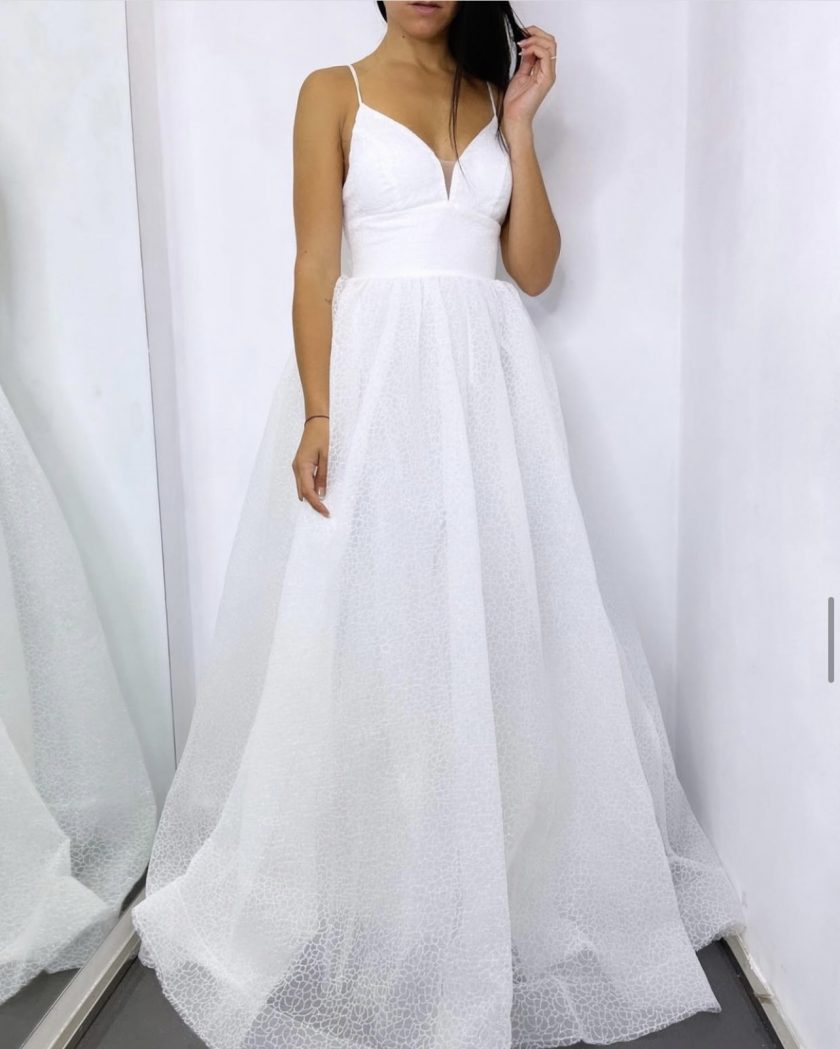 Vestido Glitter Novia