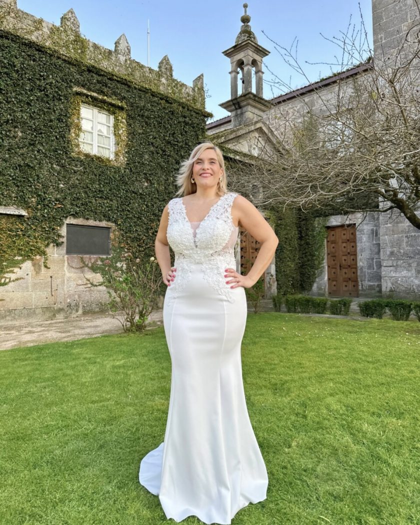 Vestido Novia Sirena Encaje - Imagen 19