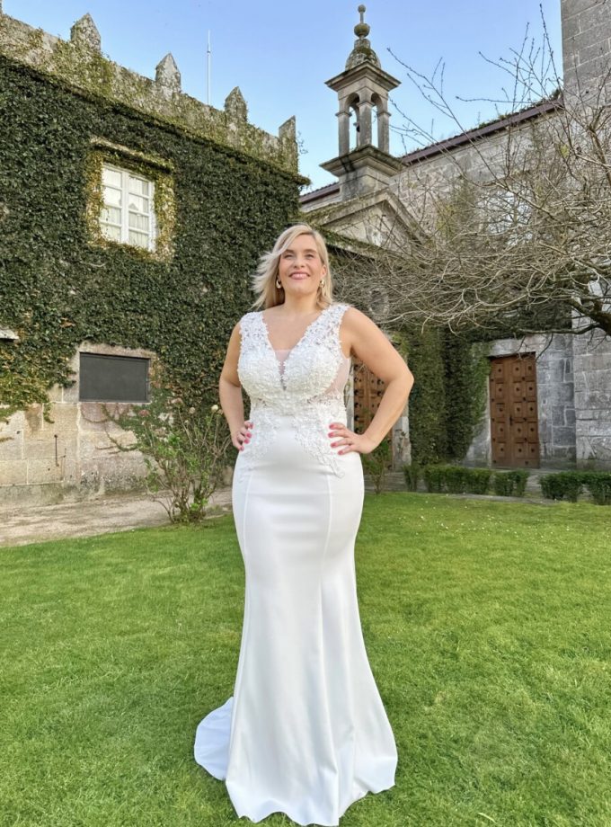 Vestido Novia Sirena Encaje