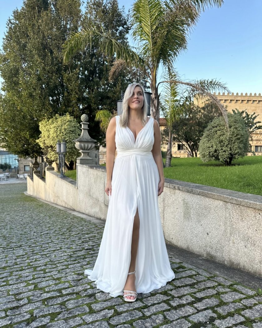 Vestido Dalia Escote Novia - Imagen 12