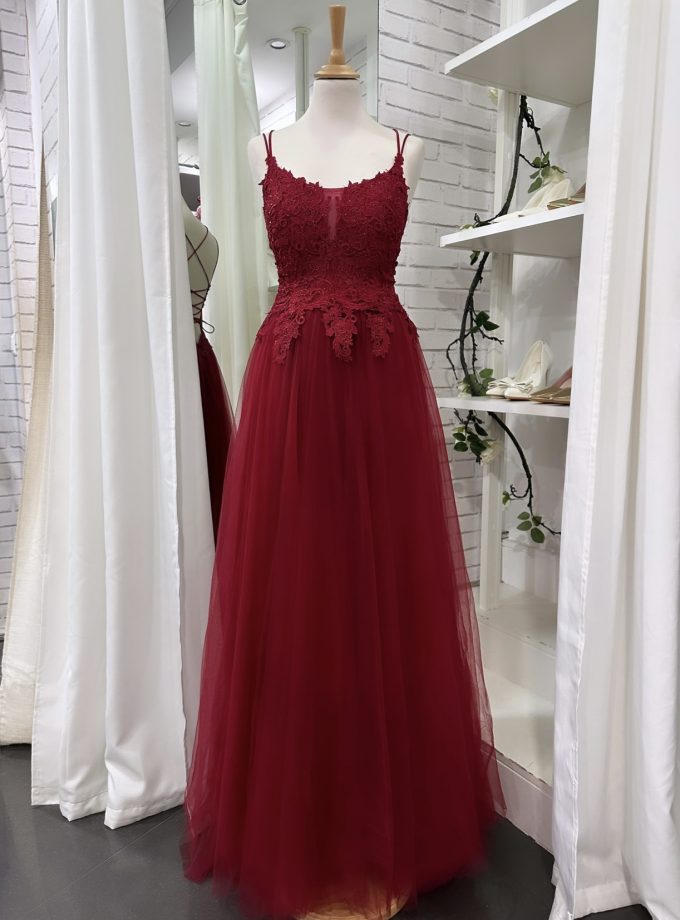 Vestido Tul Largo Abertura