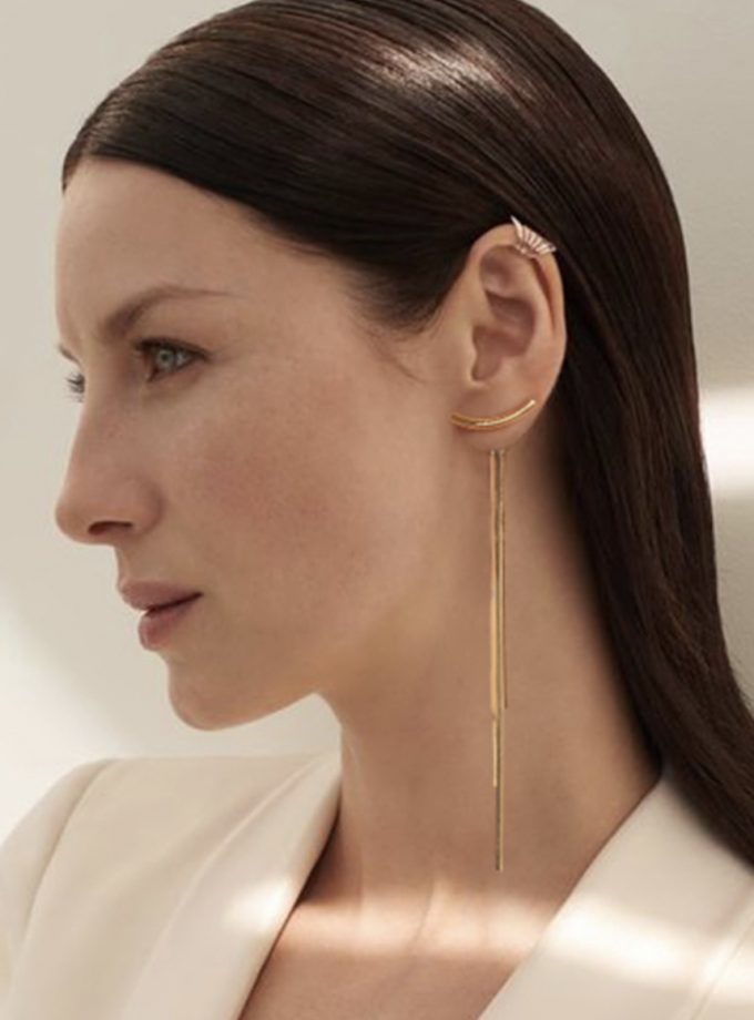 Pendientes Flecos Corazón