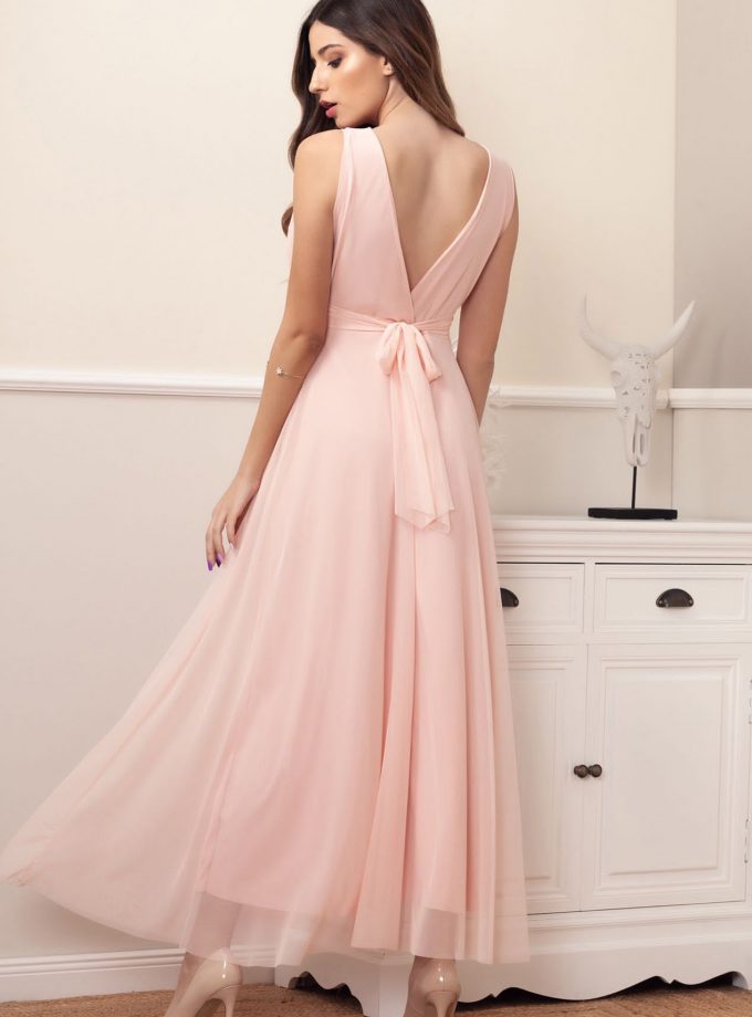 Vestido Tul Basic Cintura