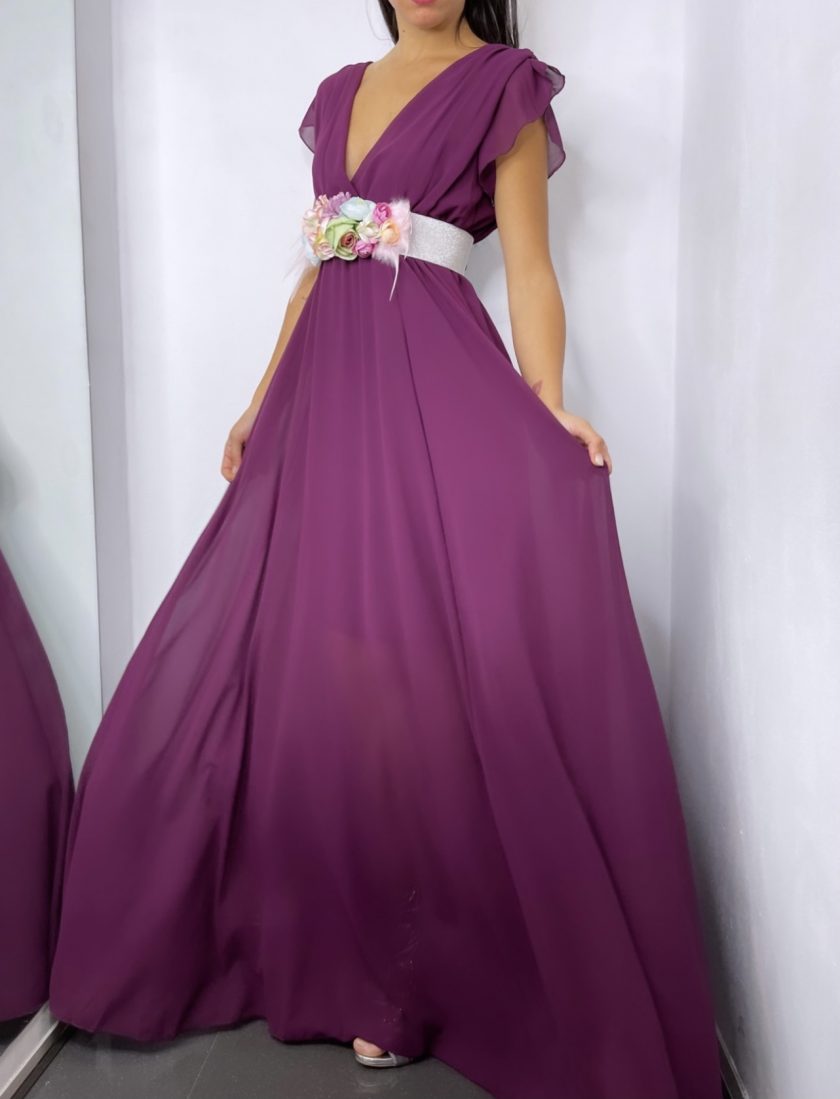 Vestido Bella Manga Corta - Imagen 2