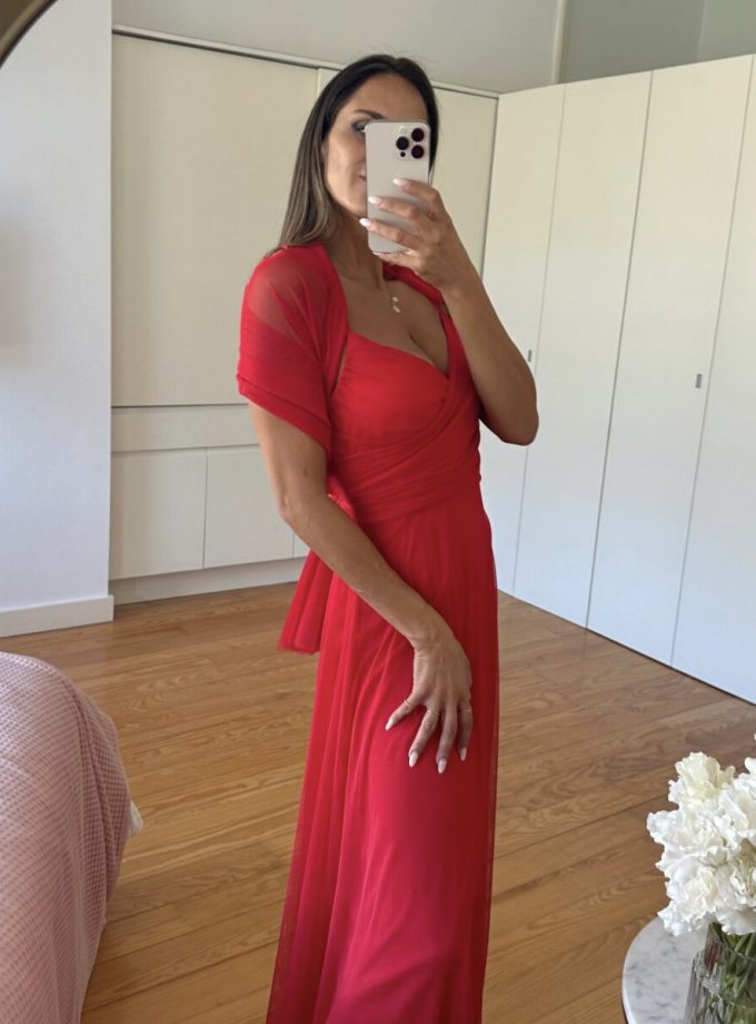 Vestido Tul Basic Tirantes