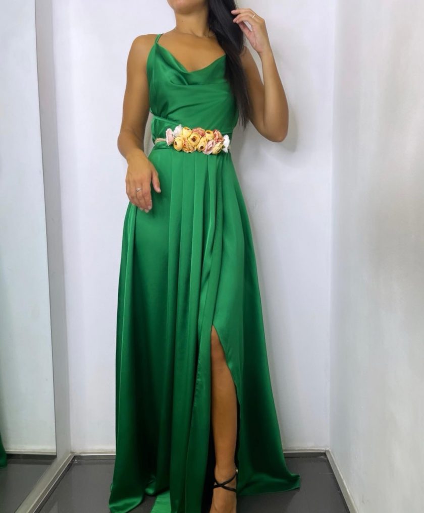 Vestido Seda Pliegues - Imagen 2