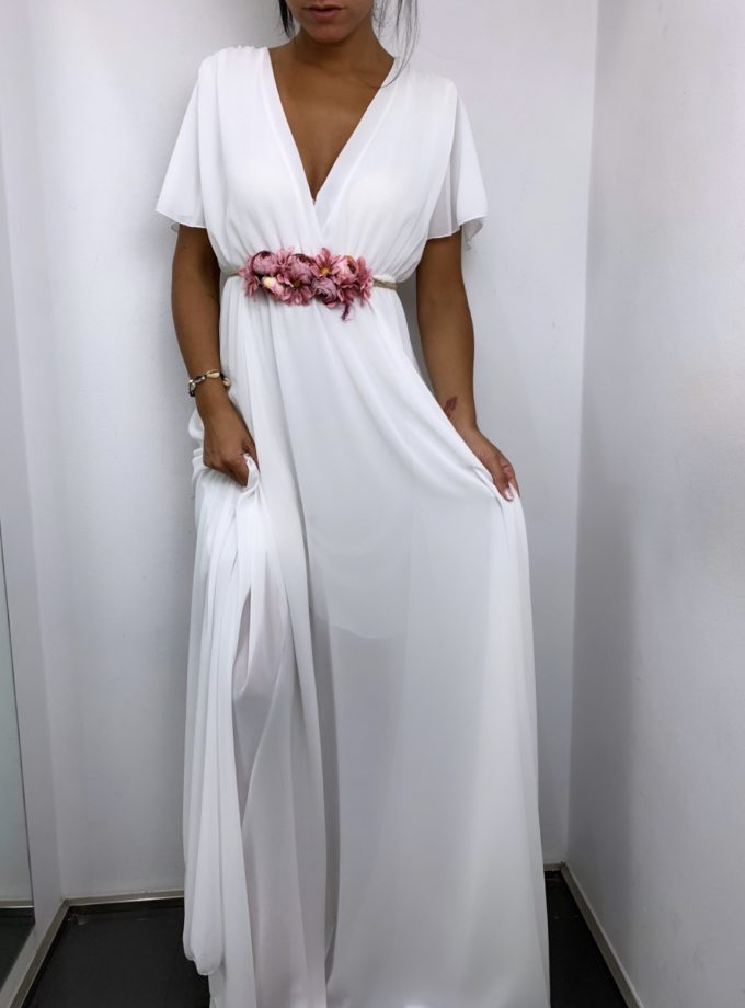 Vestido Bella Mangas Novia