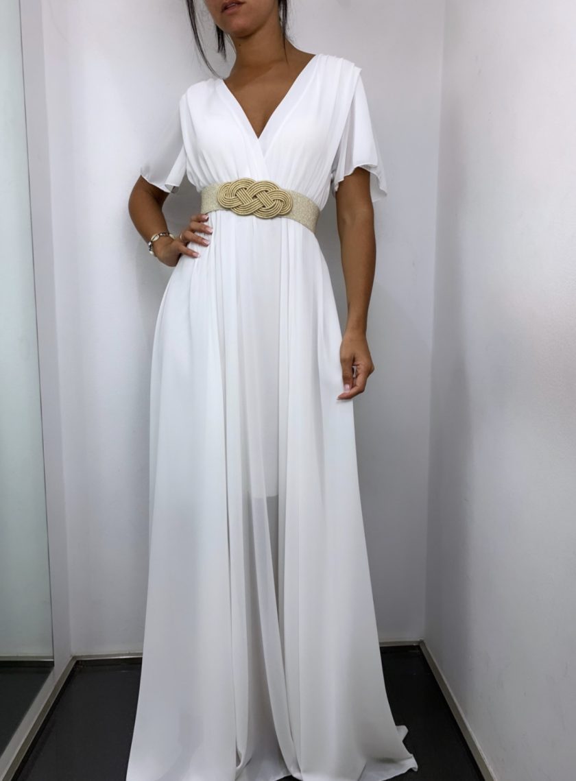 Vestido Bella Mangas Novia - Imagen 4