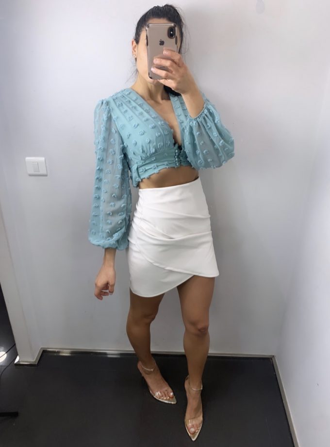 Falda Polipiel Cruzada