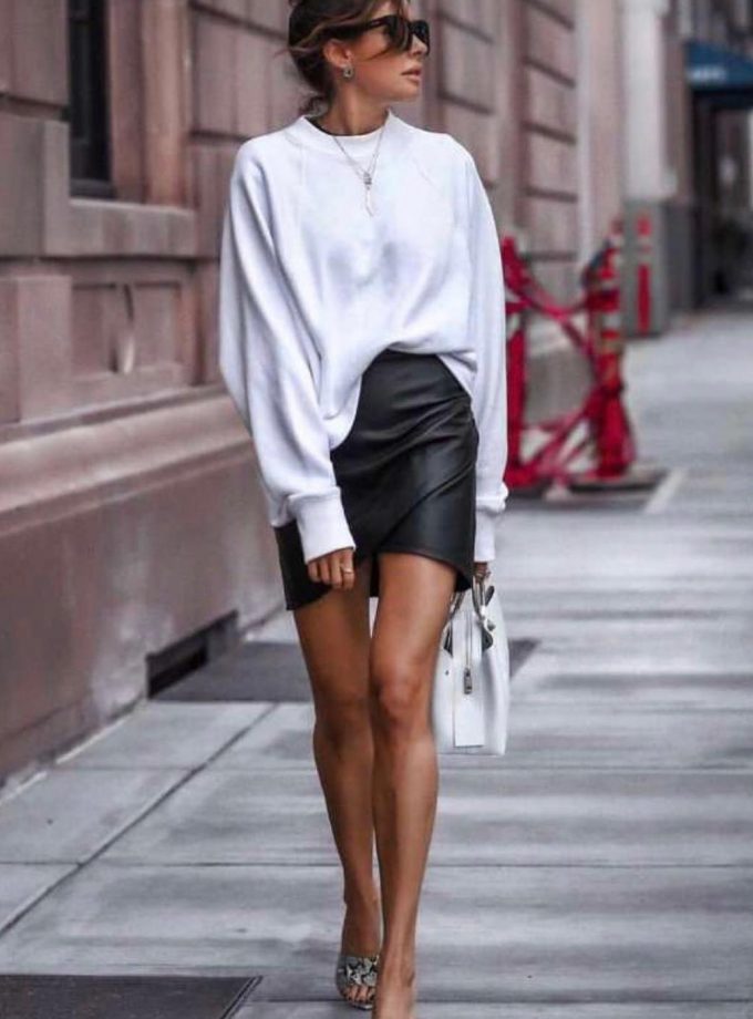 Falda Polipiel Cruzada