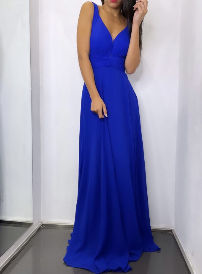 Vestido Espalda Flores