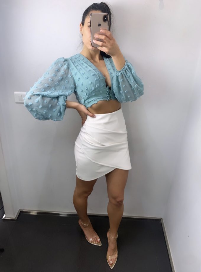 Falda Polipiel Cruzada