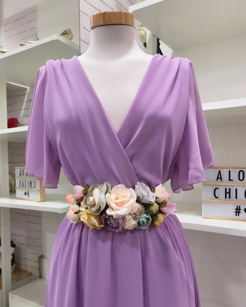 Vestido Bella Manga Corta - Imagen 26