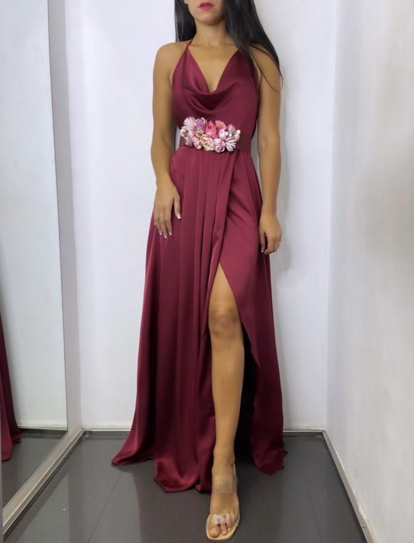Vestido Seda Pliegues - Imagen 11