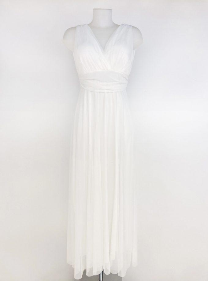 Vestido Tul Basic Cintura