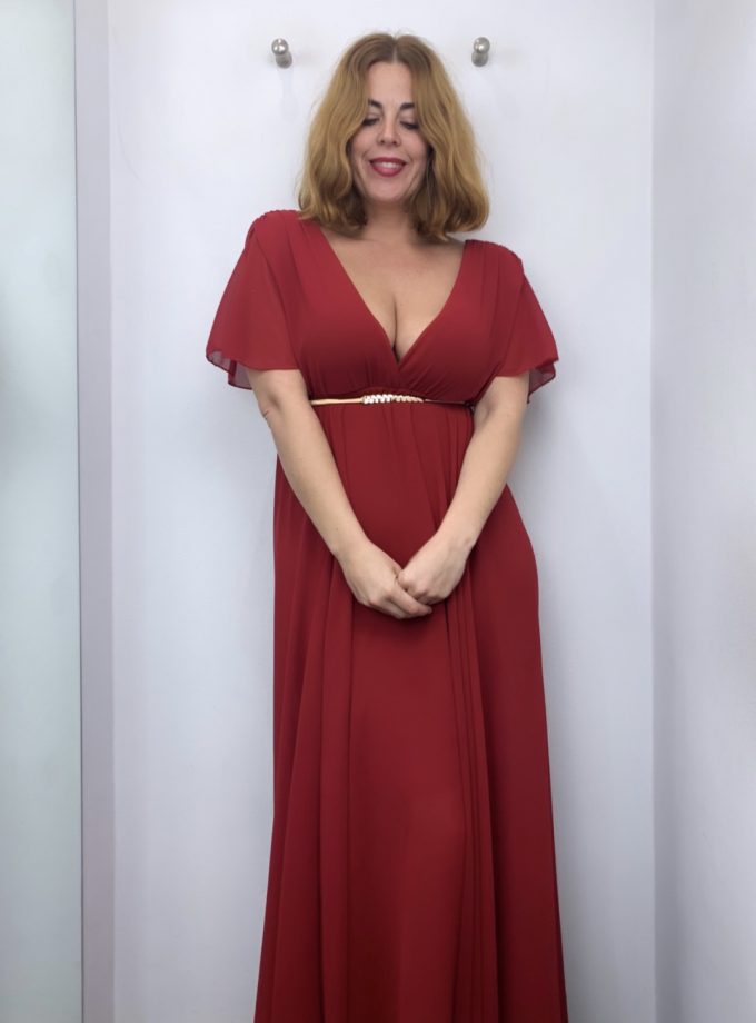 Vestido Bella Manga Corta