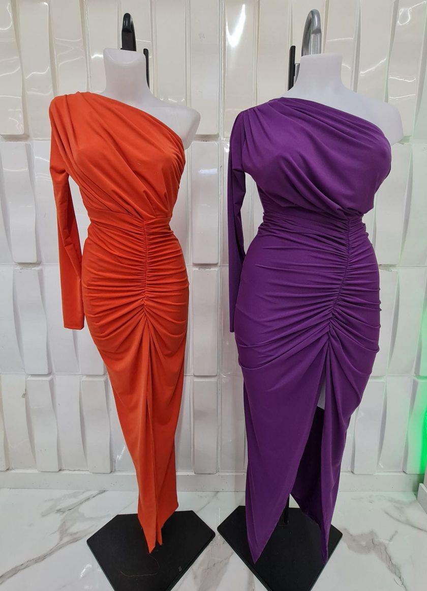 Vestido Manga Frunce - Imagen 7
