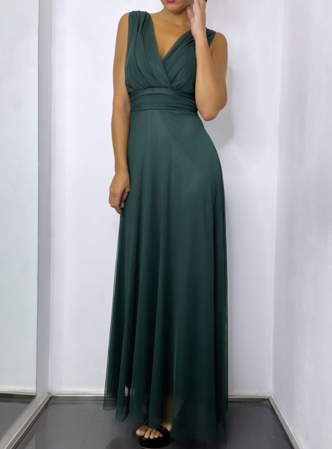 Vestido Tul Basic Cintura