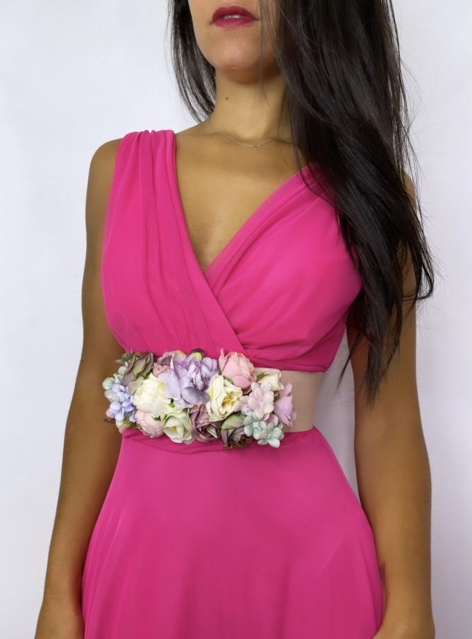 Vestido Tul Basic Cintura