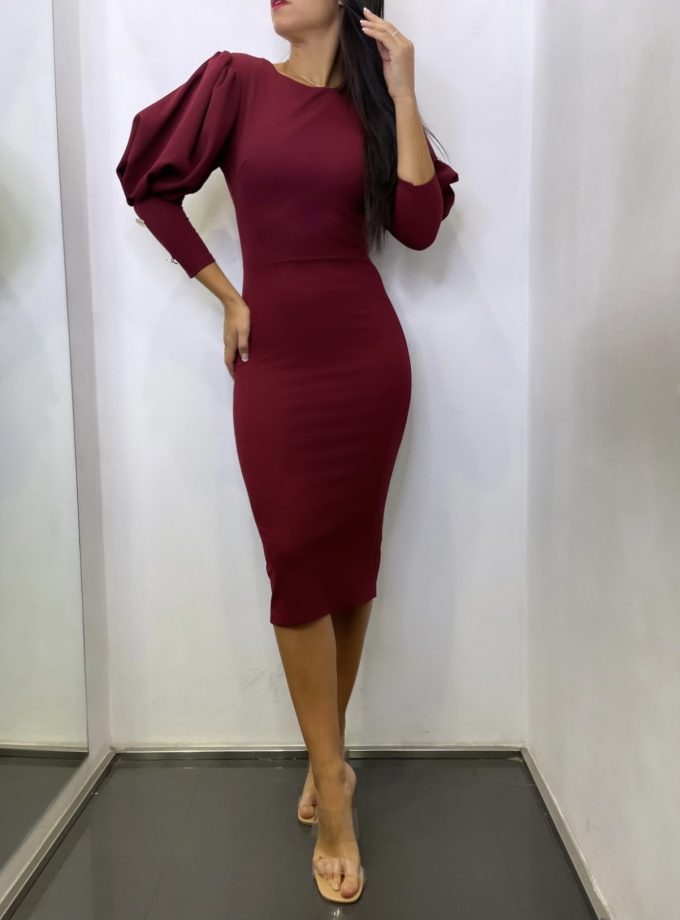 Vestido Midi Botones