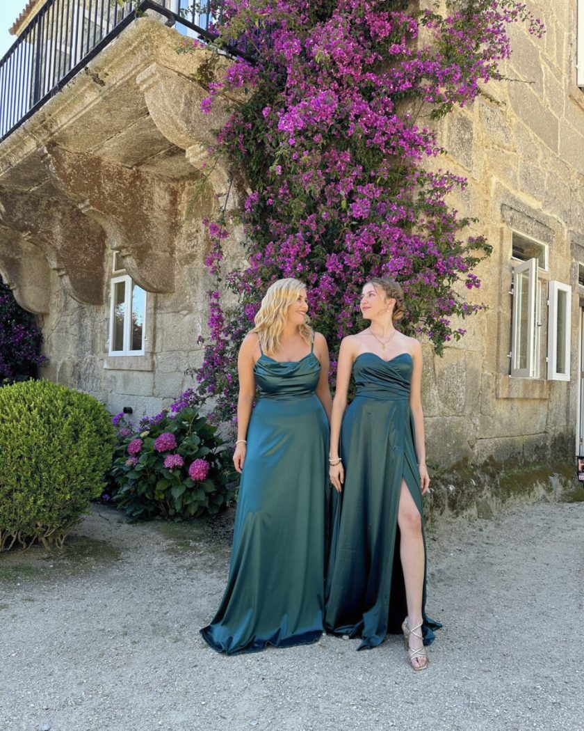 Vestido Seda Escote Corazón - Imagen 22