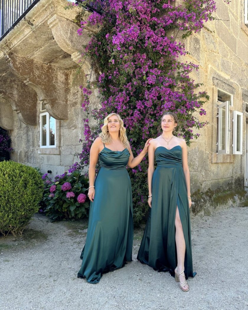 Vestido Seda Escote Corazón - Imagen 21