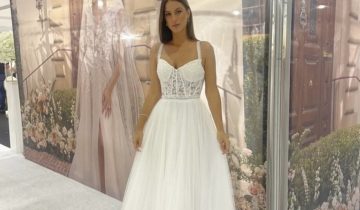Vestido Novia Transparencias Corsé