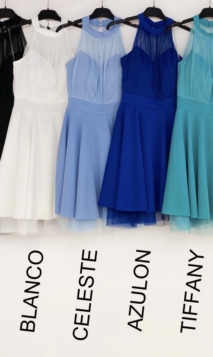 Vestido Halter Vuelo Tul - Imagen 42