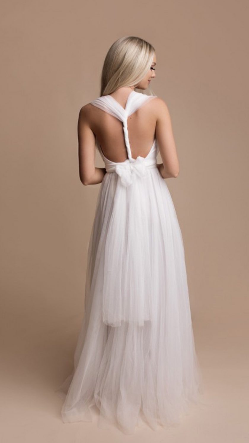 Vestido Multiposición Novia Tul