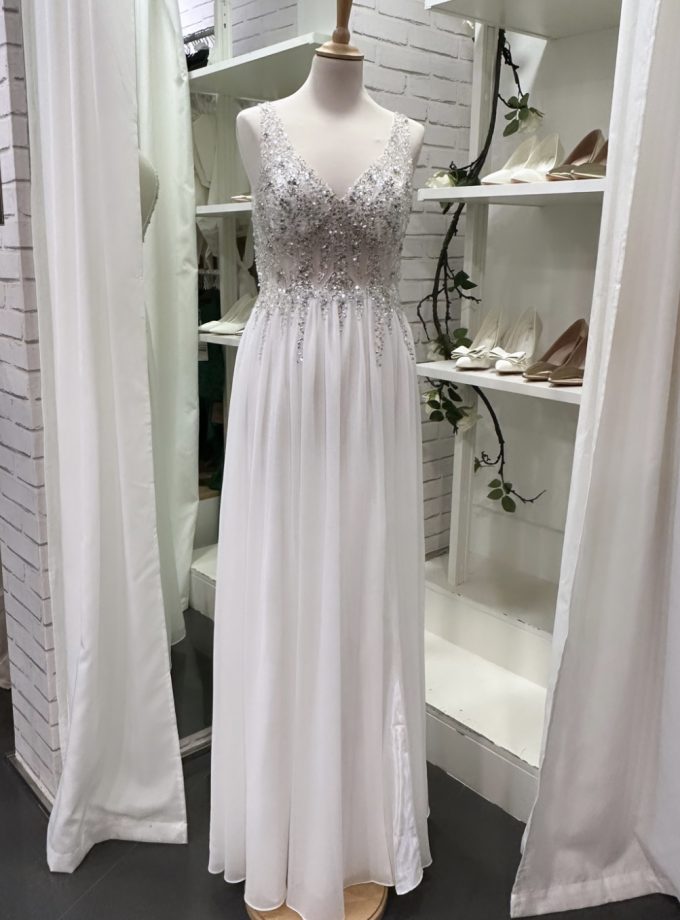 Vestido Novia Princesa transparencias