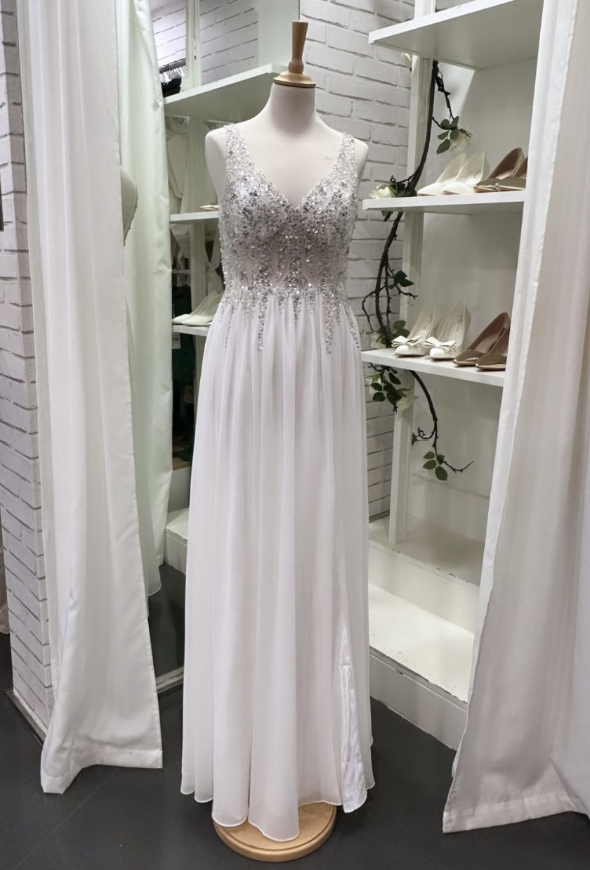Vestido Novia Princesa transparencias - Imagen 2