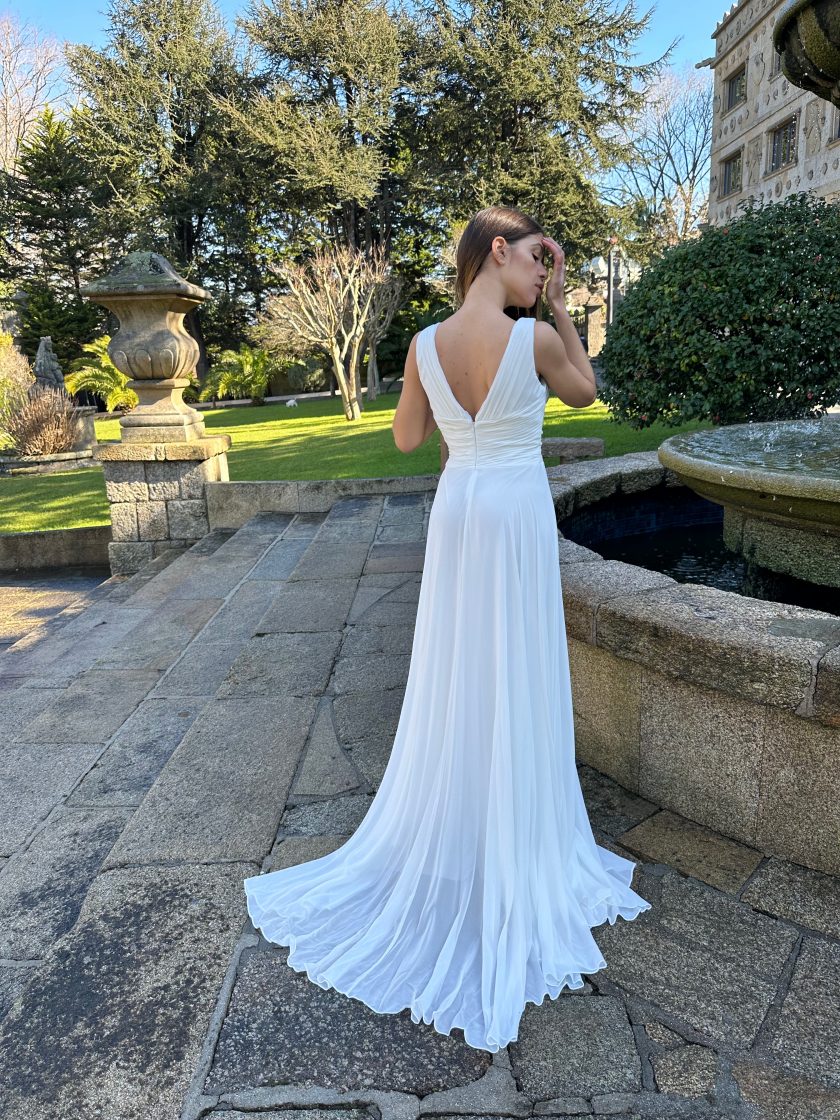 Vestido Dalia Escote Novia - Imagen 7