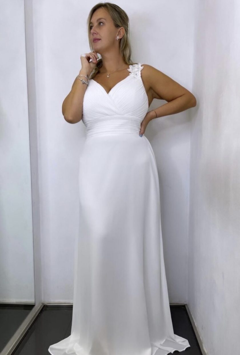 Vestido Curvy Pétalos Novia - Imagen 18