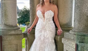 Vestido Tul Sirena Novia