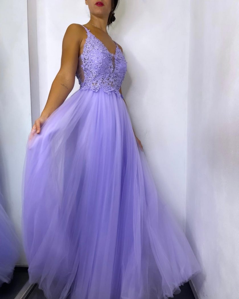Vestido Encaje Tul - Imagen 8