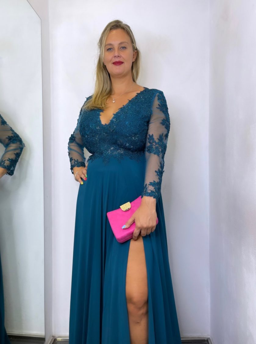 Vestido Dama Mangas Curvy - Imagen 2