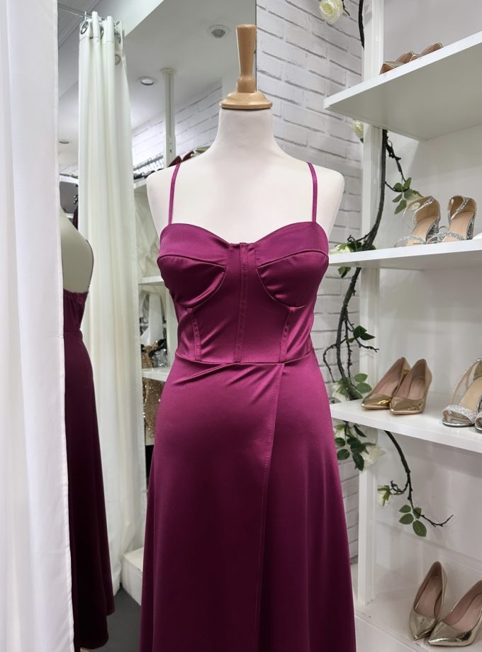 Vestido Corsé Seda Elástico