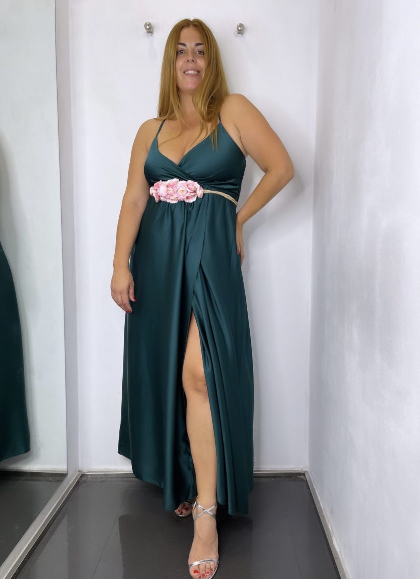 Vestido Seda Cruzado - Imagen 13