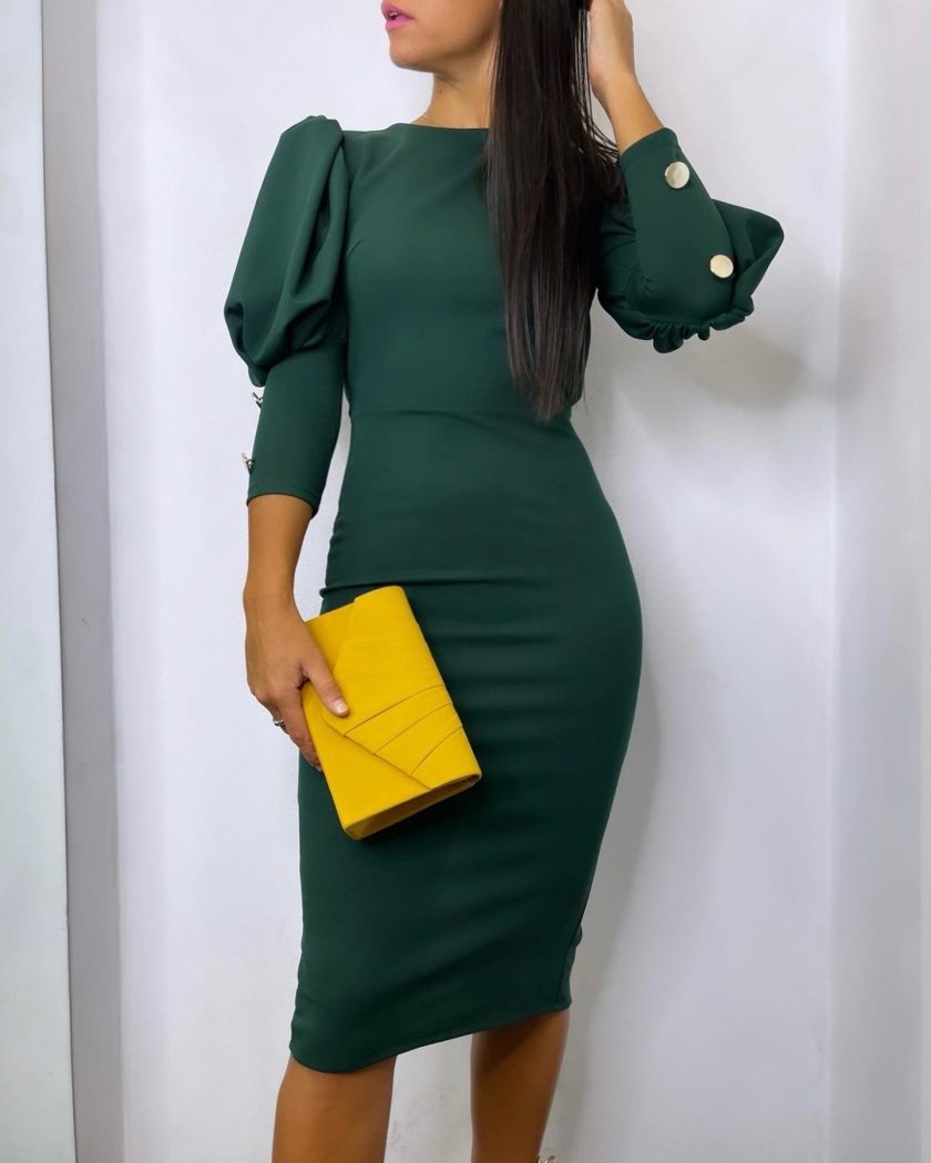 Vestido Midi Botones - Imagen 25