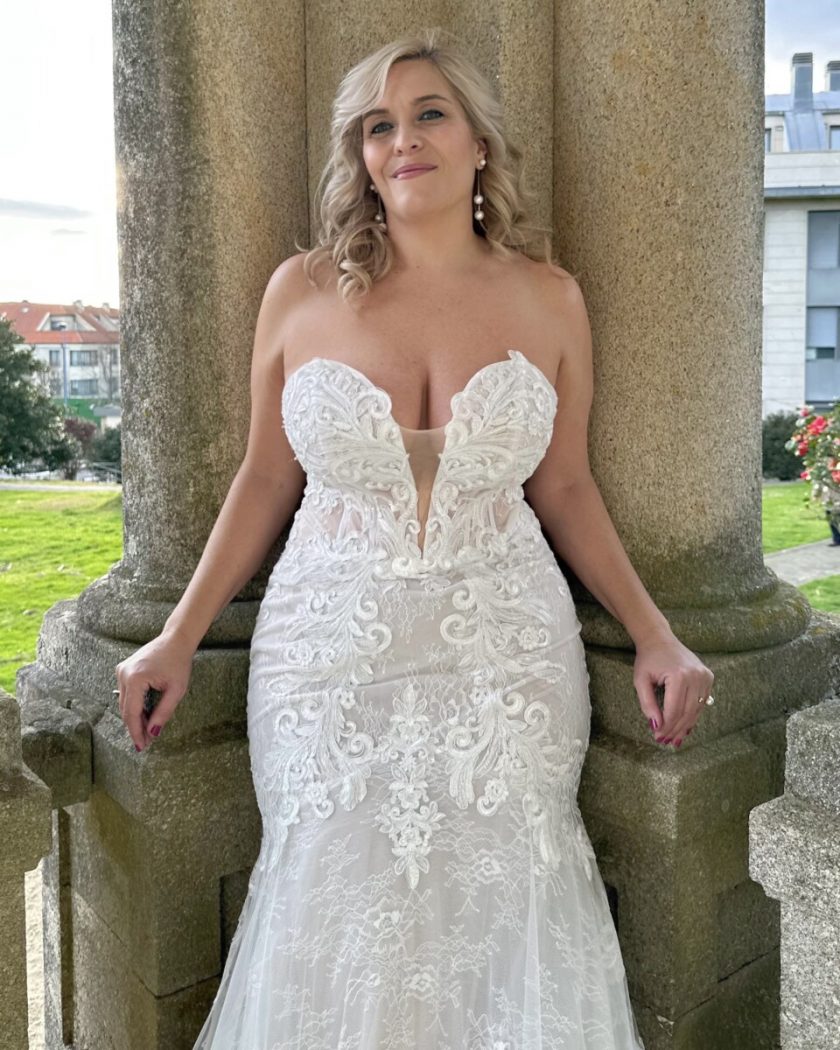 Vestido Tul Sirena Novia - Imagen 7
