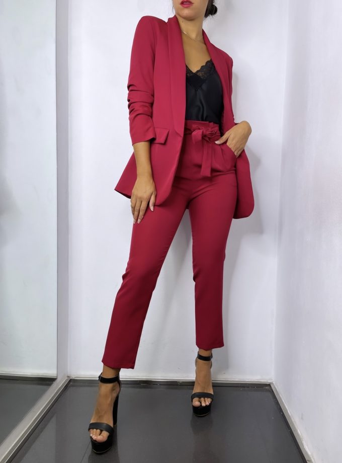 Traje Paris Manga Fruncida