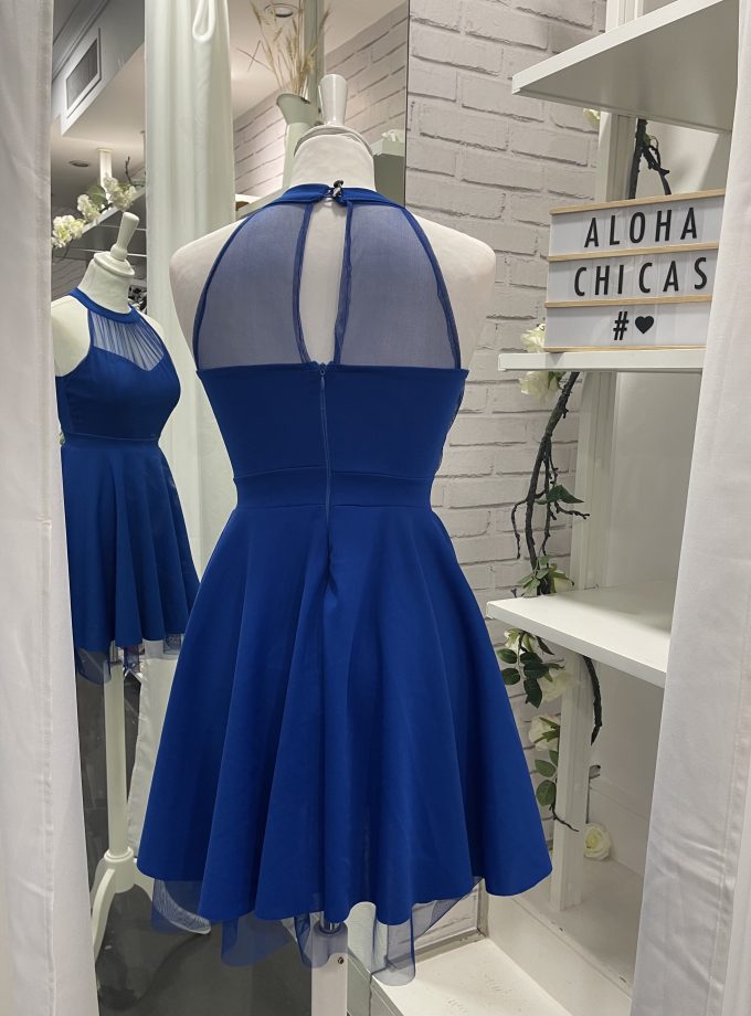 Vestido Halter Vuelo Tul