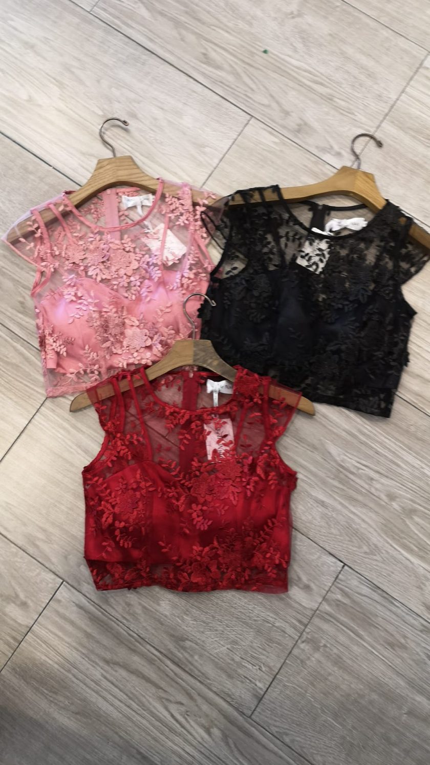 Top Encaje Transparencias - Imagen 11